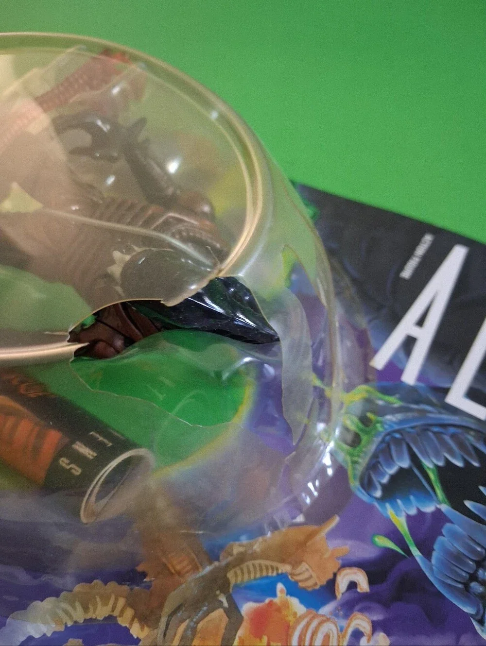 Vintage 1992 Kenner Aliens Scorpion Alien Face HuggerVintage 1992 Kenner Alien